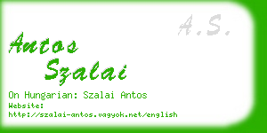 antos szalai business card